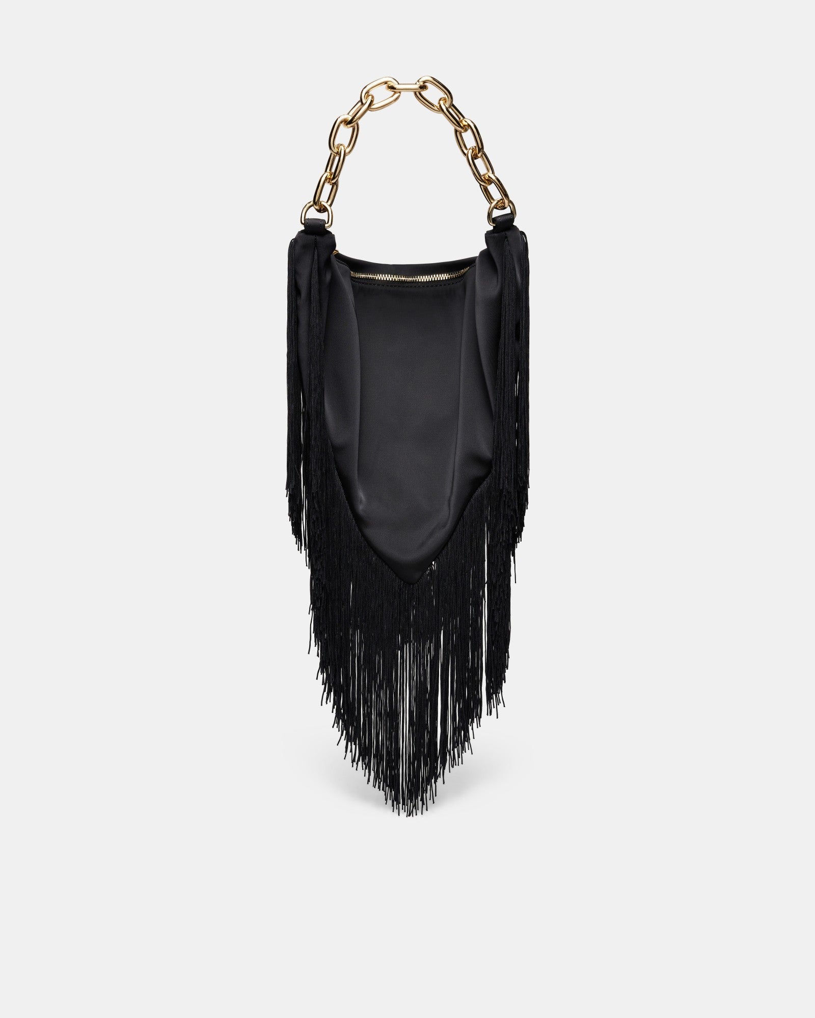 Rockbird Fringe Shoulder Bag - Black