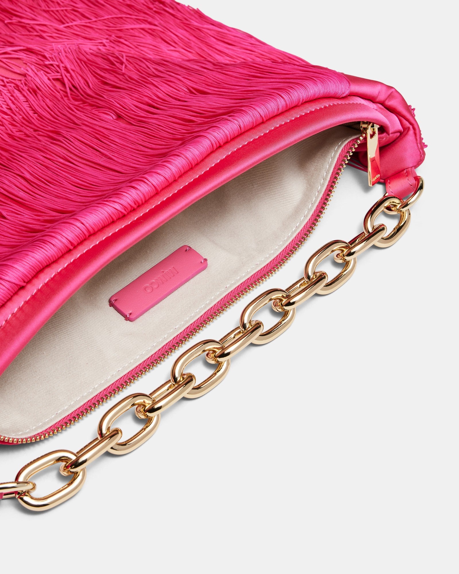Rockbird Fringe Shoulder Bag - Hot Pink