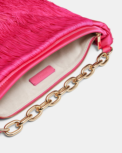 Rockbird Fringe Shoulder Bag - Hot Pink