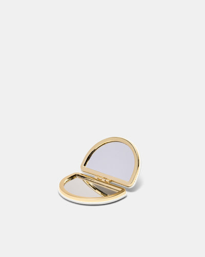 Lune Compact Mirror - White