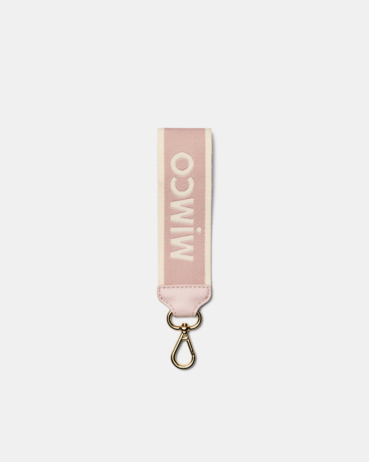 Stripe Webbing Wrist Strap - Petal
