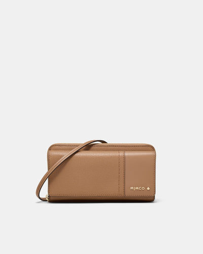 Metro Wallet Crossbody Bag - Caramel