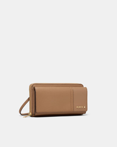 Metro Wallet Crossbody Bag - Caramel