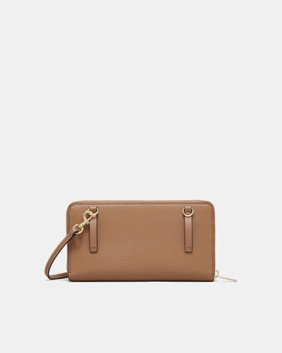 Metro Wallet Crossbody Bag - Caramel