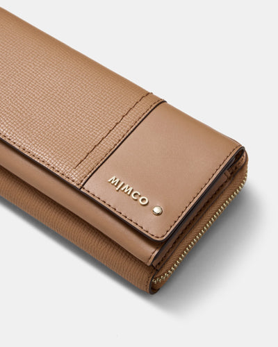Metro Wallet Crossbody Bag - Caramel