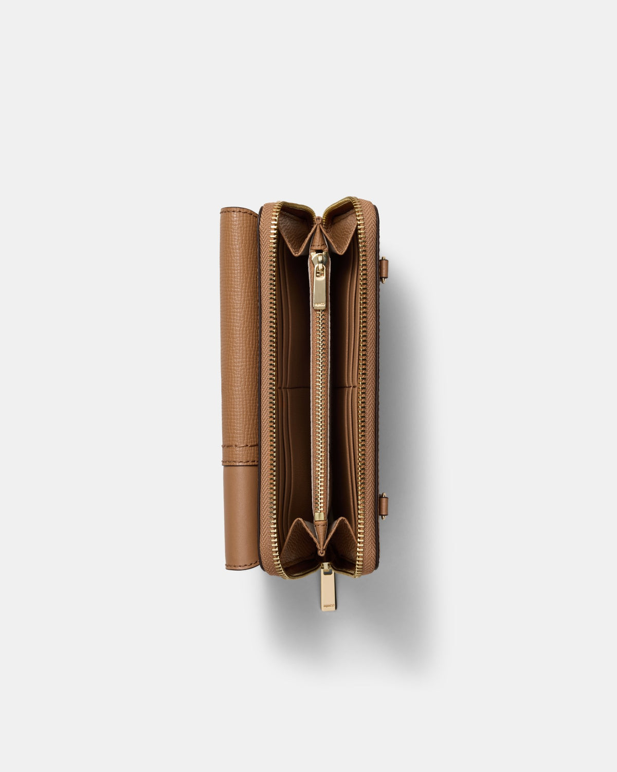 Metro Wallet Crossbody Bag - Caramel