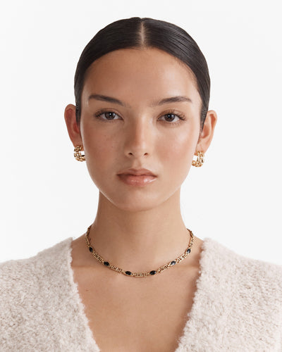Emotional Chain Necklace - Black