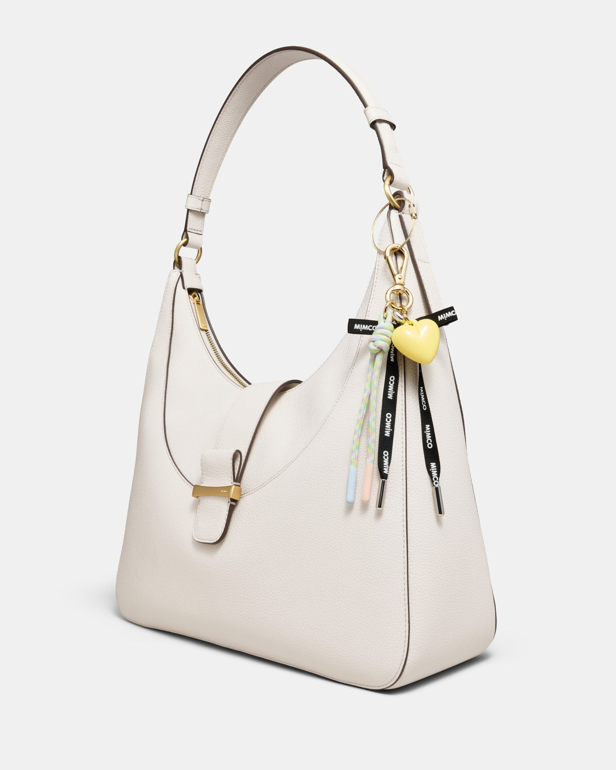 Bungee Ribbon Bag Charm - Buttermilk