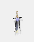 Bungee Ribbon Bag Charm - Lavender