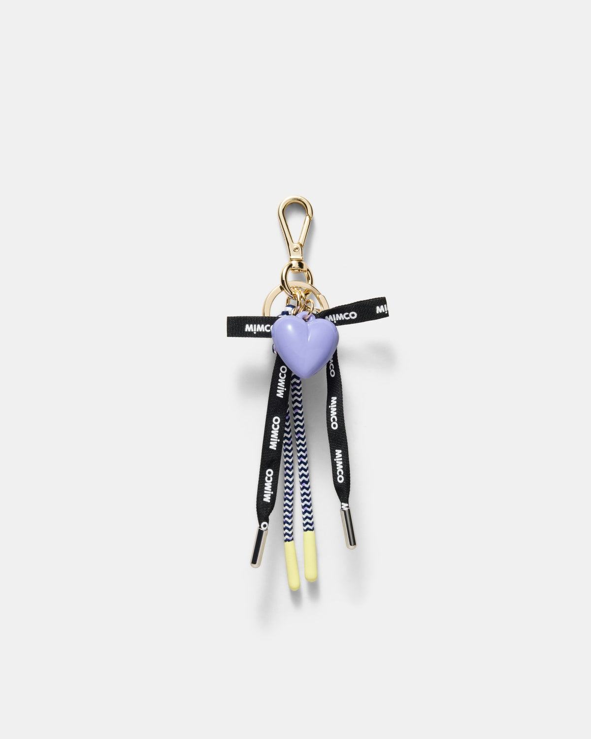 Bungee Ribbon Bag Charm - Lavender