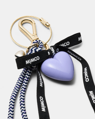 Bungee Ribbon Bag Charm - Lavender