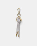 Sparkle Knot Bag Charm - Silver