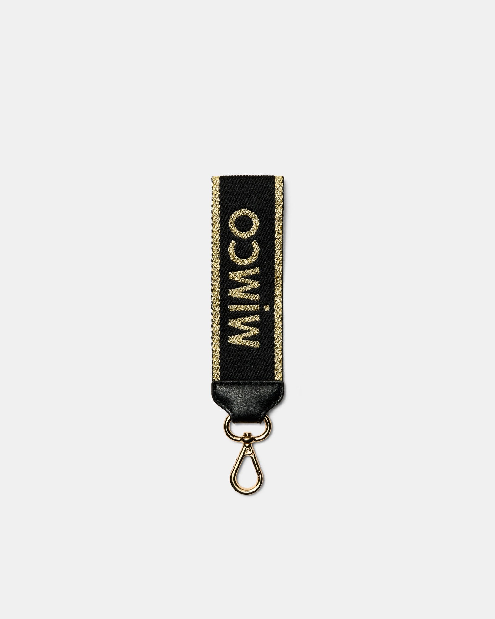 Stripe Webbing Wrist Strap - Gold Multi