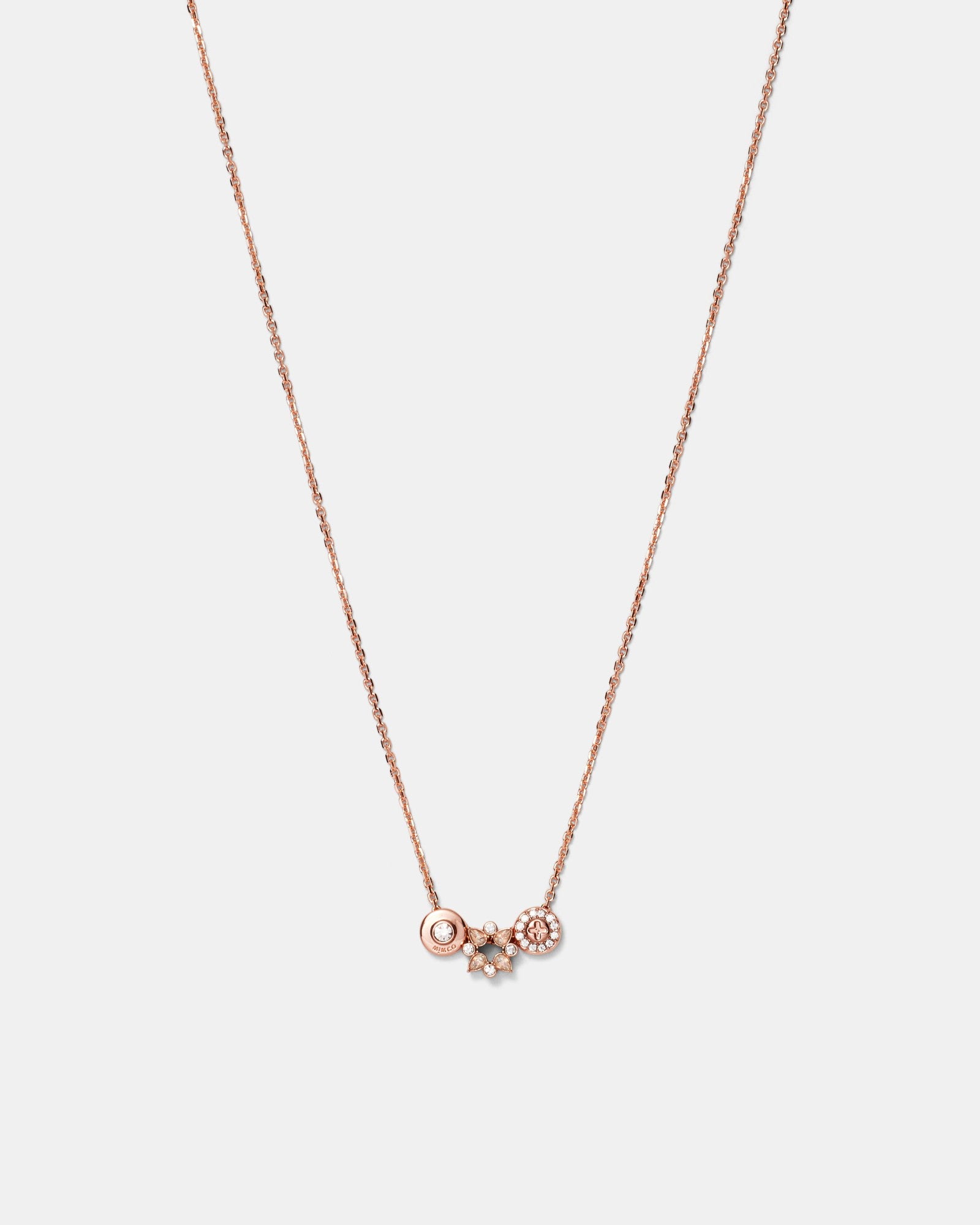 Glitters Necklace - Rose Gold