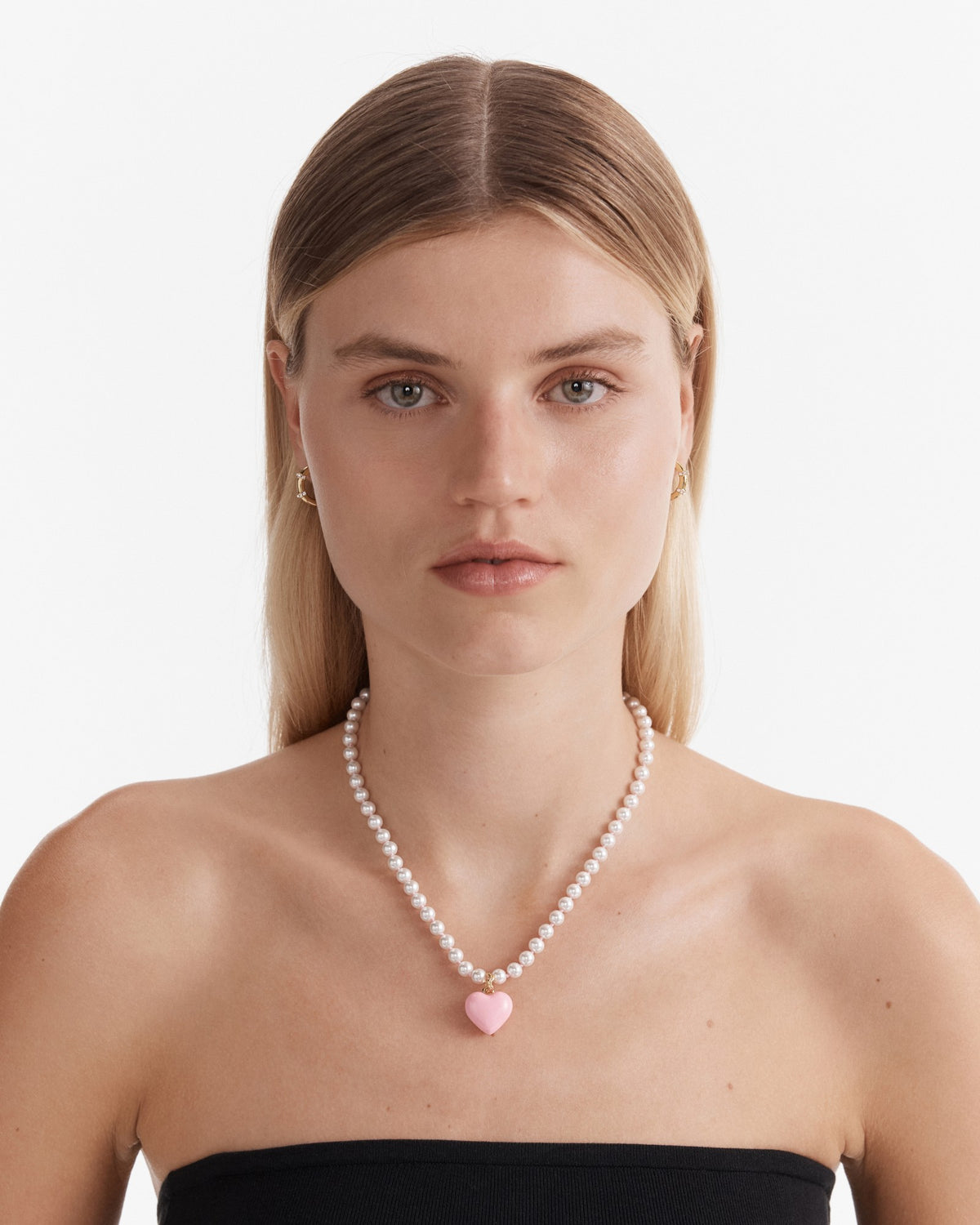Heart Beat Necklace - Pink