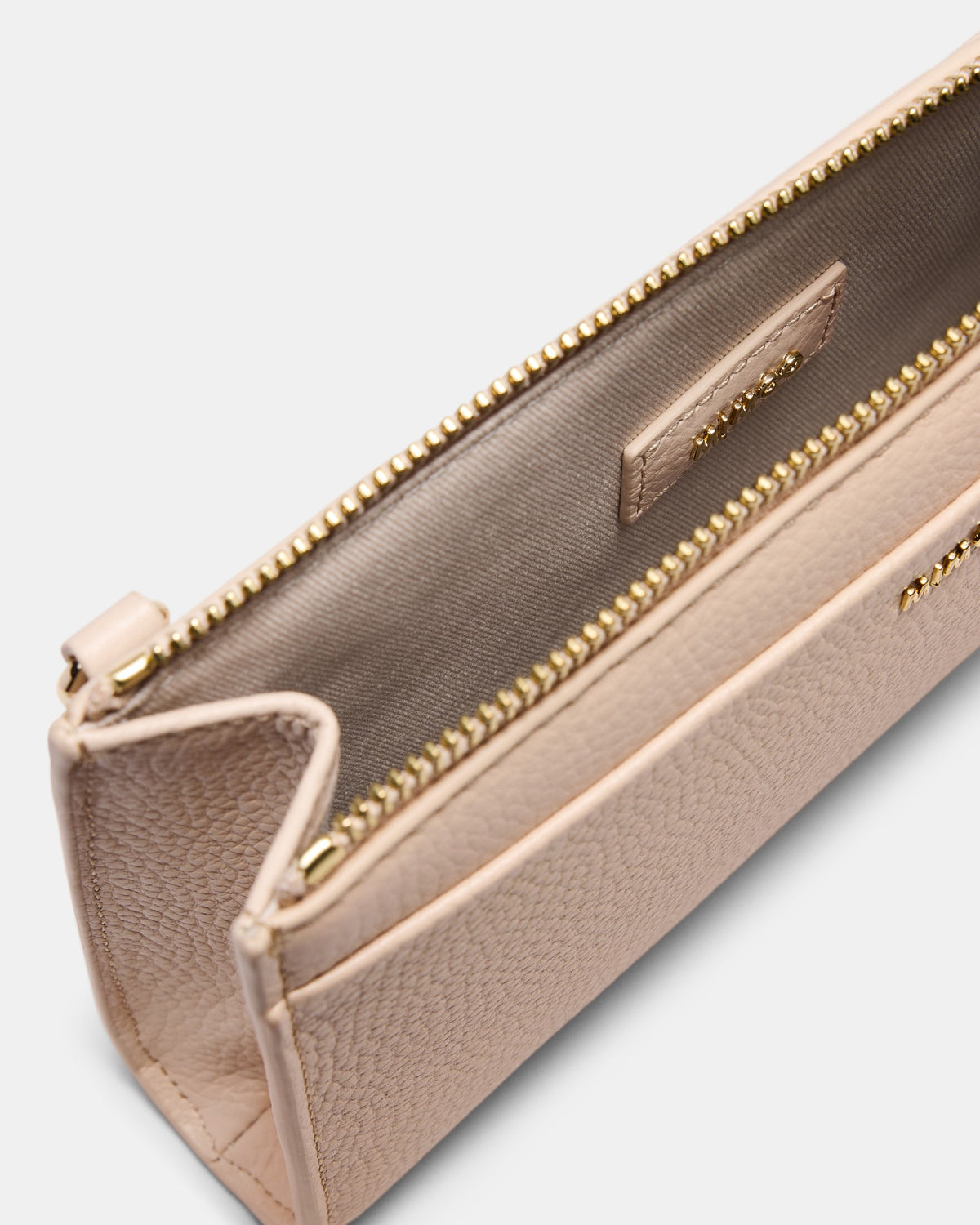 Yvette Gusset Pouch - Biscuit