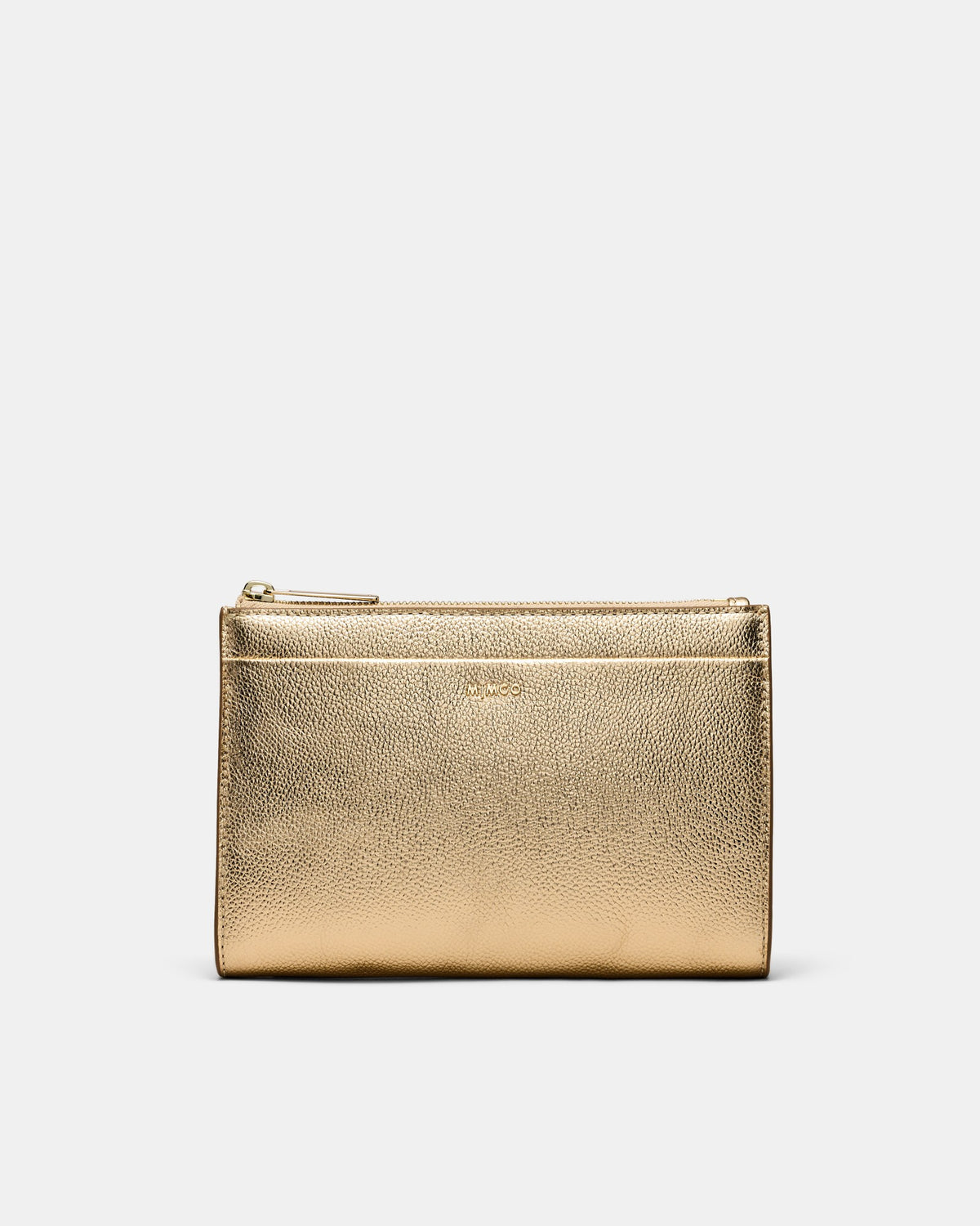 Yvette Gusset Pouch - Light Gold