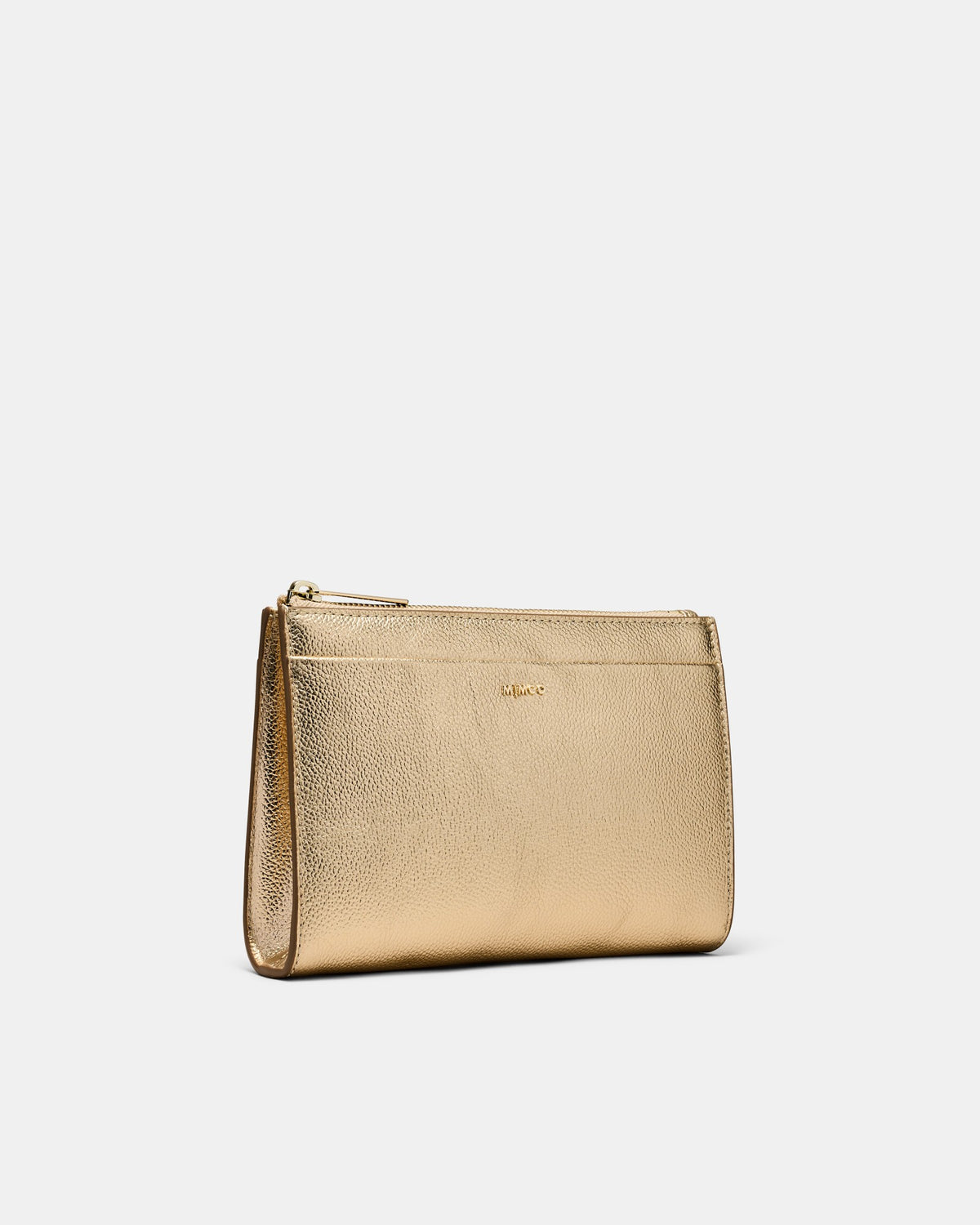 Yvette Gusset Pouch - Light Gold