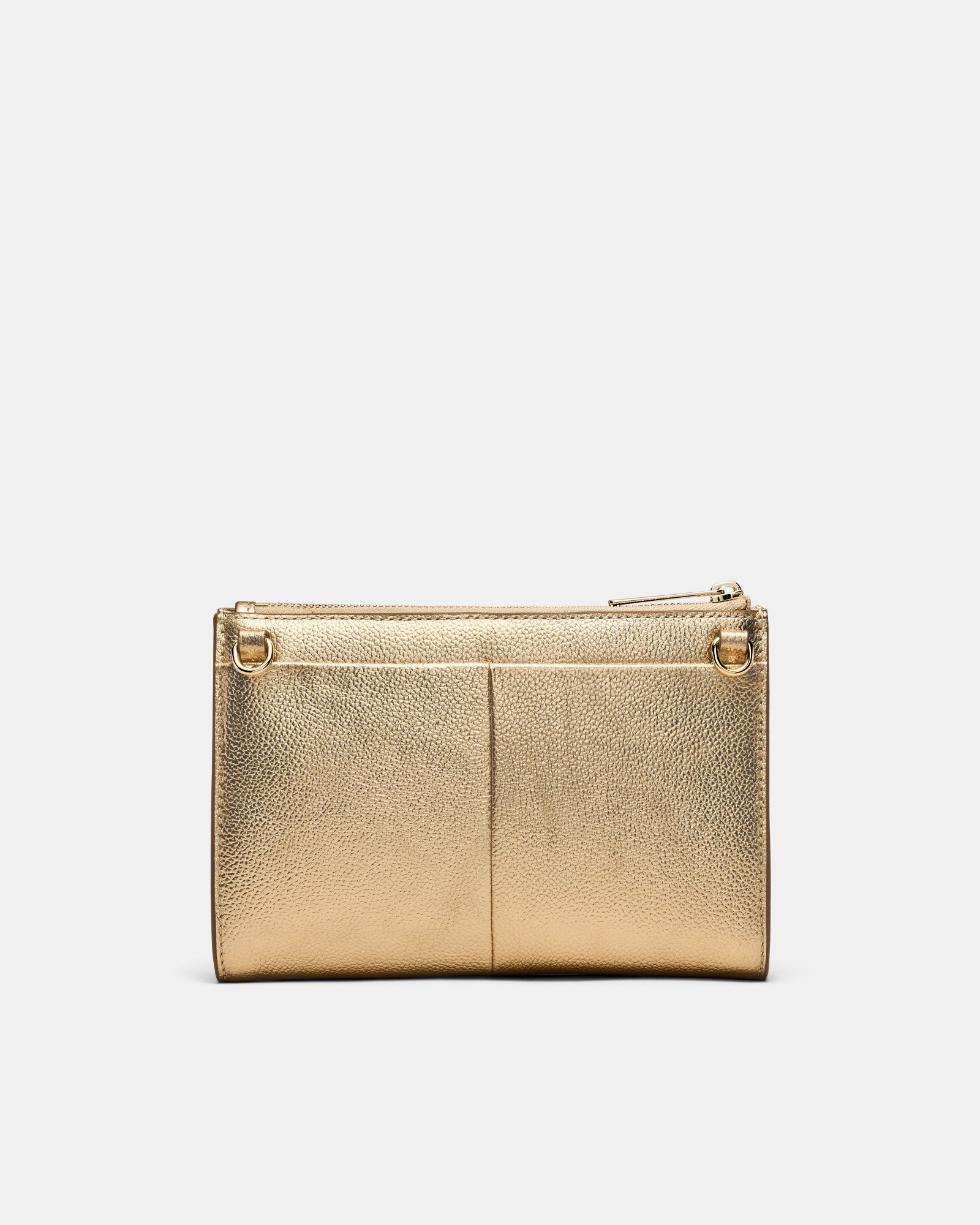 Yvette Gusset Pouch - Light Gold