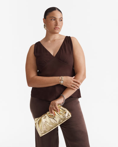 The Clutch Bag - Light Gold
