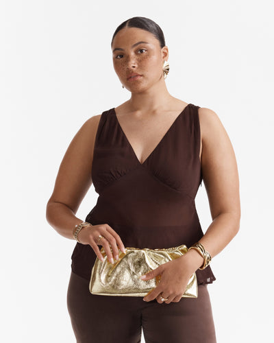 The Clutch Bag - Light Gold