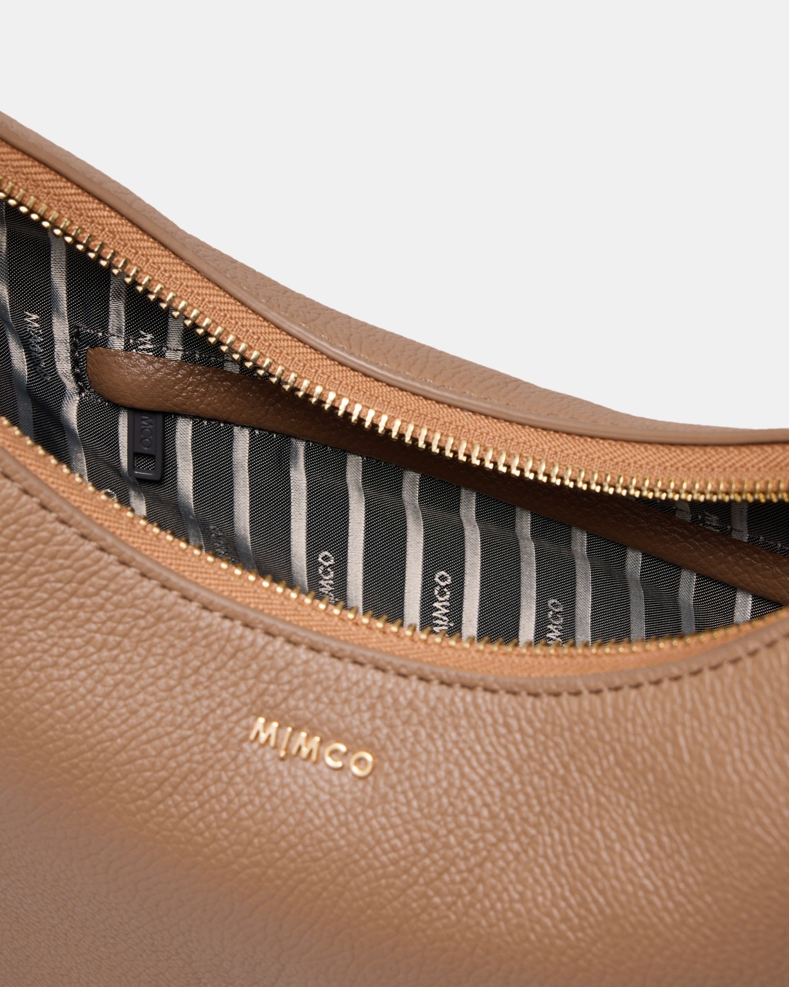Classico Crescent Crossbody Bag - Caramel