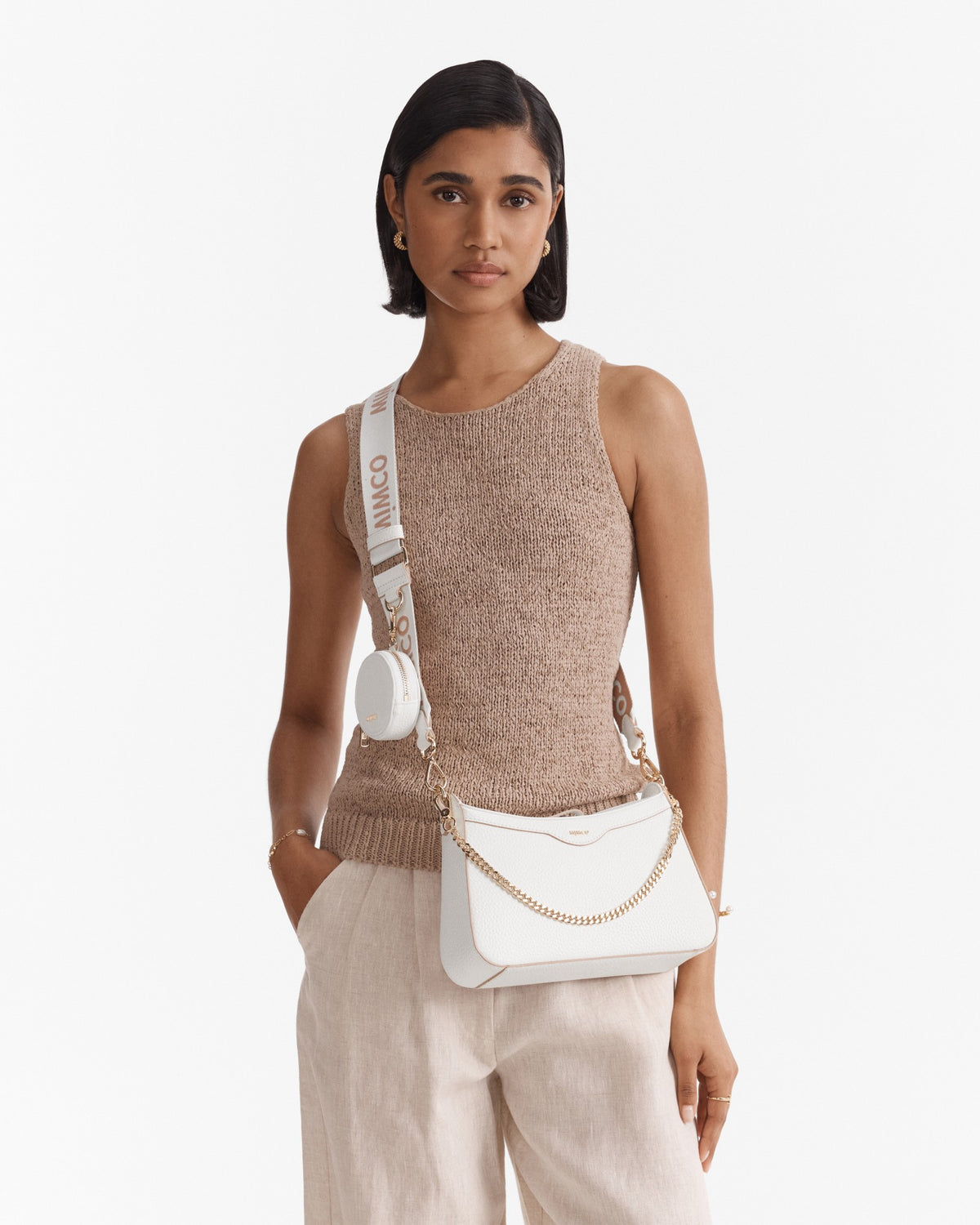 Jett Crossbody Bag - White