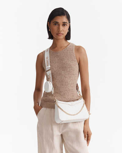 Jett Crossbody Bag - White