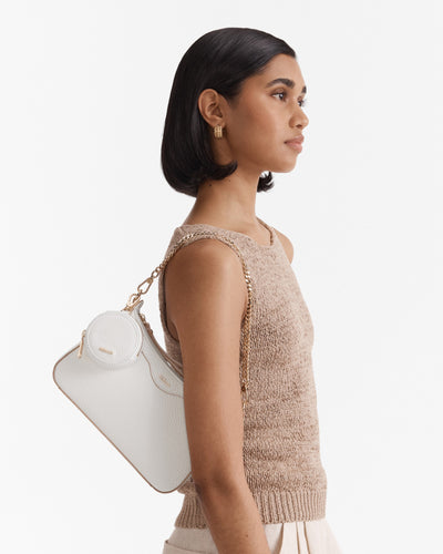 Jett Crossbody Bag - White