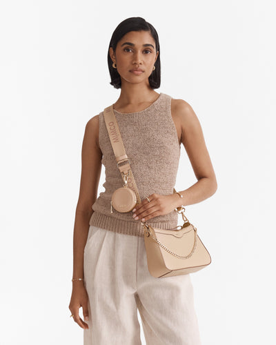Jett Crossbody Bag - Almond