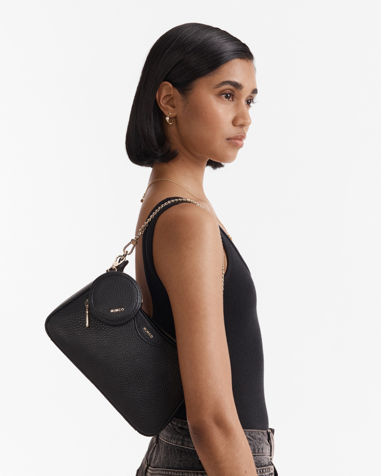 Jett Crossbody Bag - Black Light Gold