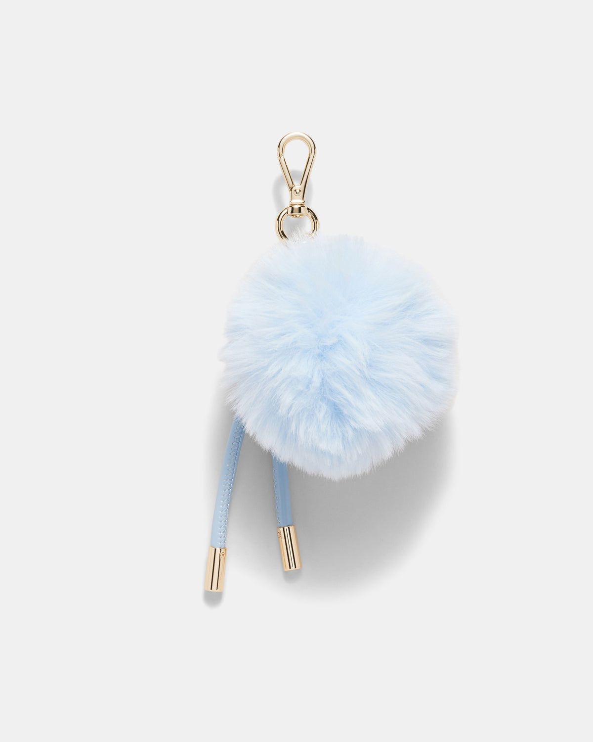 Fluffy Knot Bag Charm - Iceberg