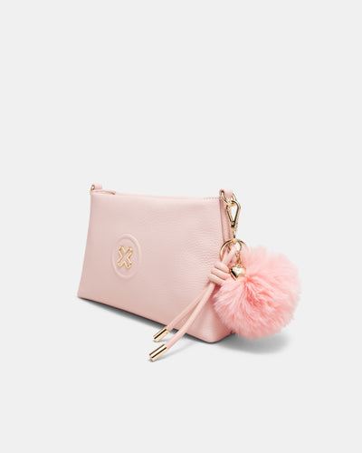 Fluffy Knot Bag Charm - Petal