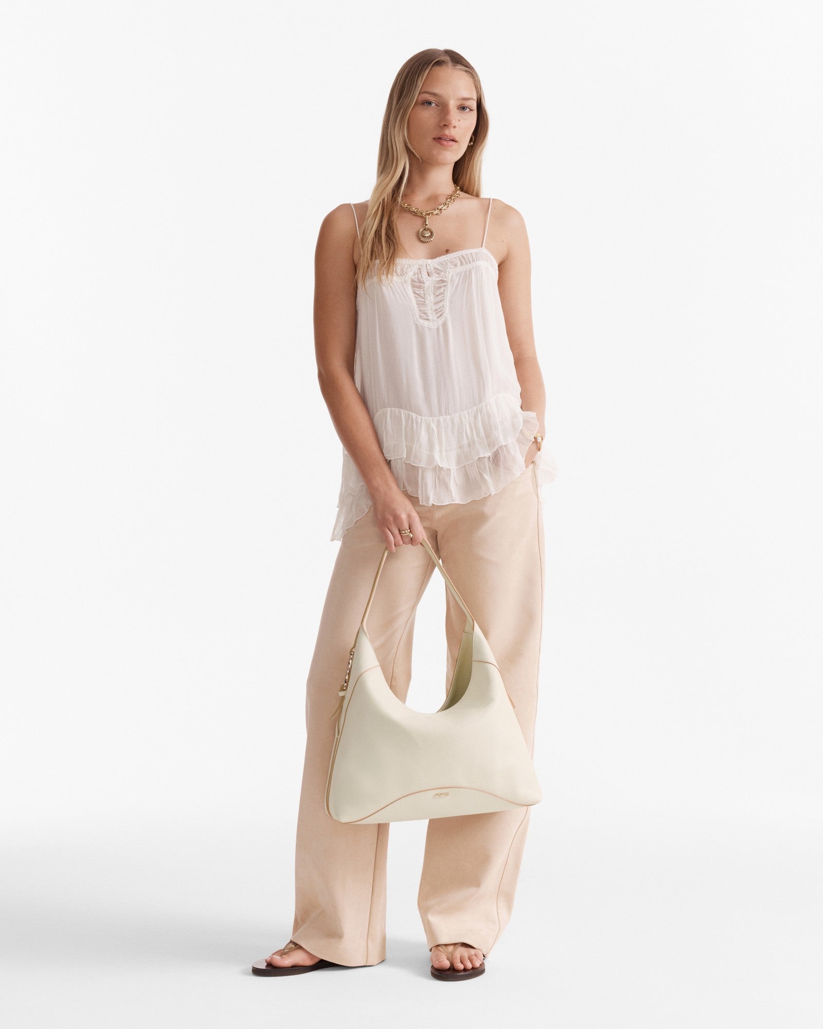 Heirloom Hobo Bag - Vanilla