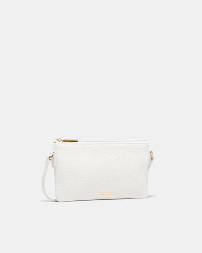 Rhiannon Pouch Crossbody Bag - White