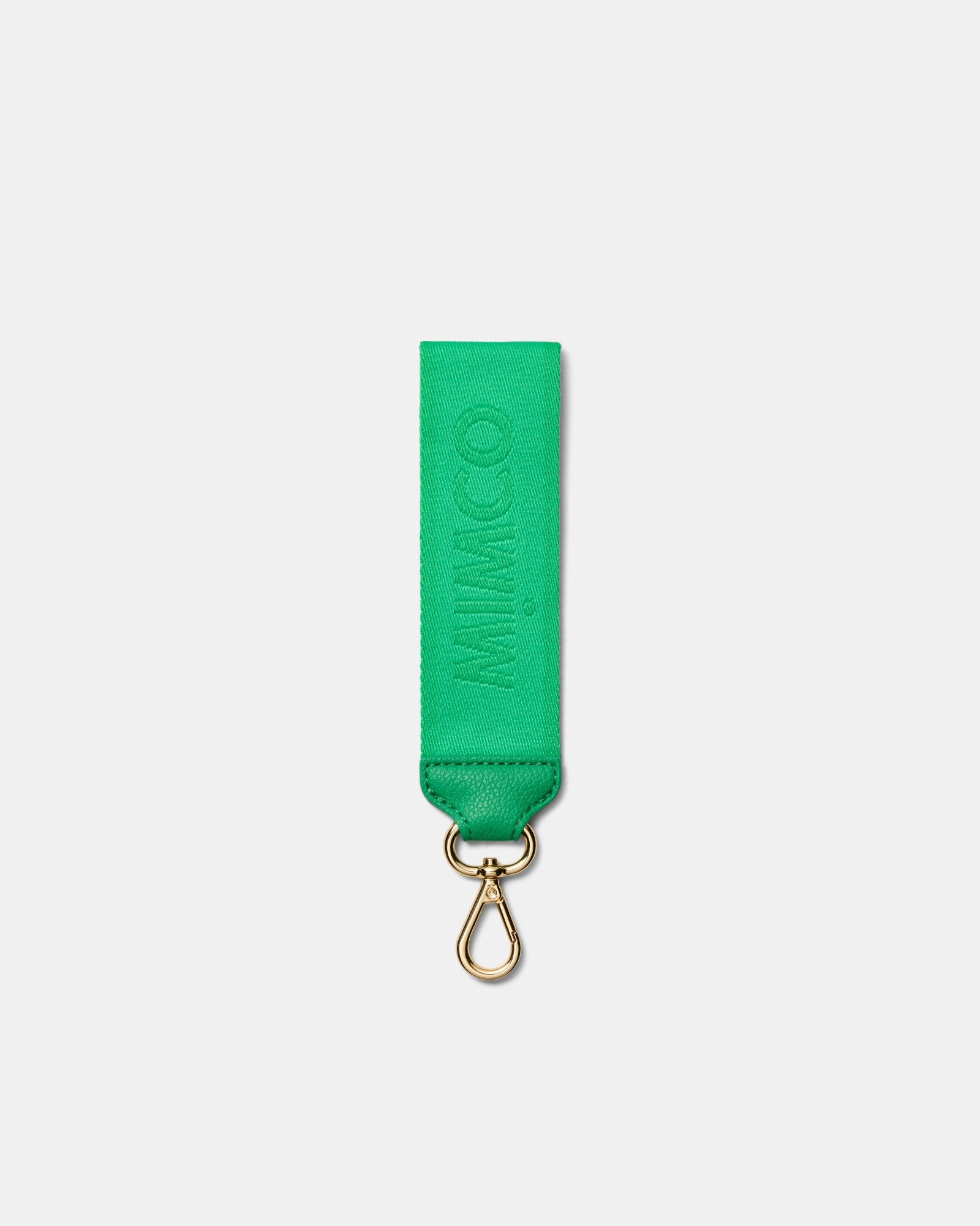 Stripe Webbing Wrist Strap - Grass Green