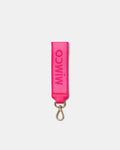 Stripe Webbing Wrist Strap - Flamingo