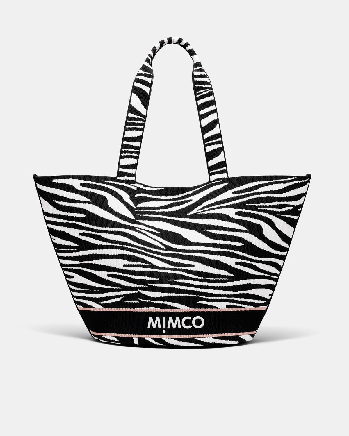Blondie Basket Tote Bag - Zebra Print