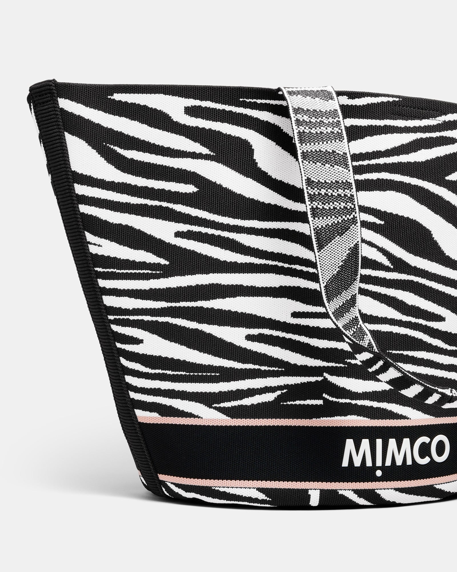 Blondie Basket Tote Bag - Zebra Print