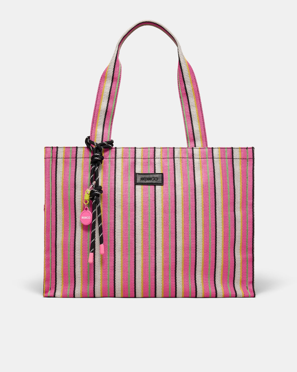 Lyra Tote Bag - Pink Stripe