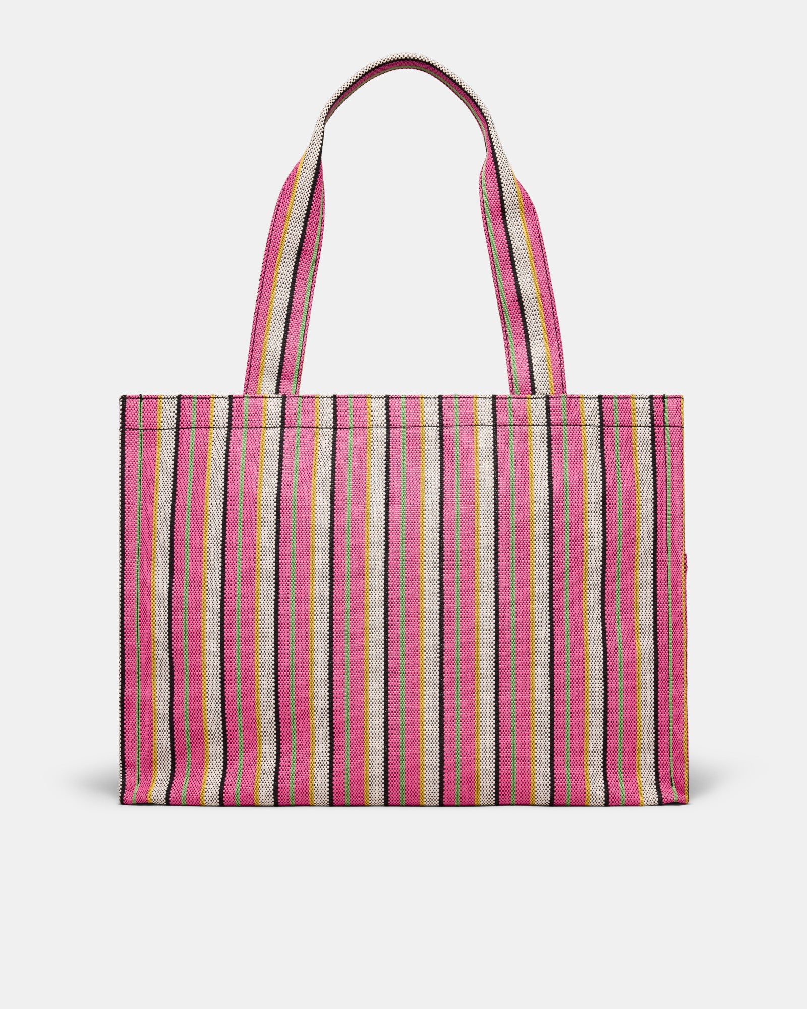 Lyra Tote Bag - Pink Stripe
