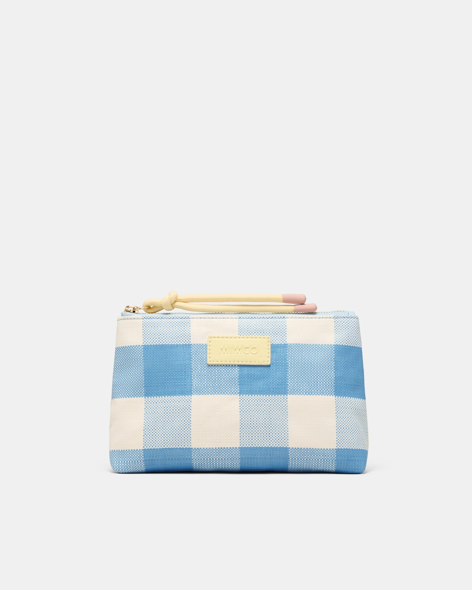 Lyra Pouch - Blue Check