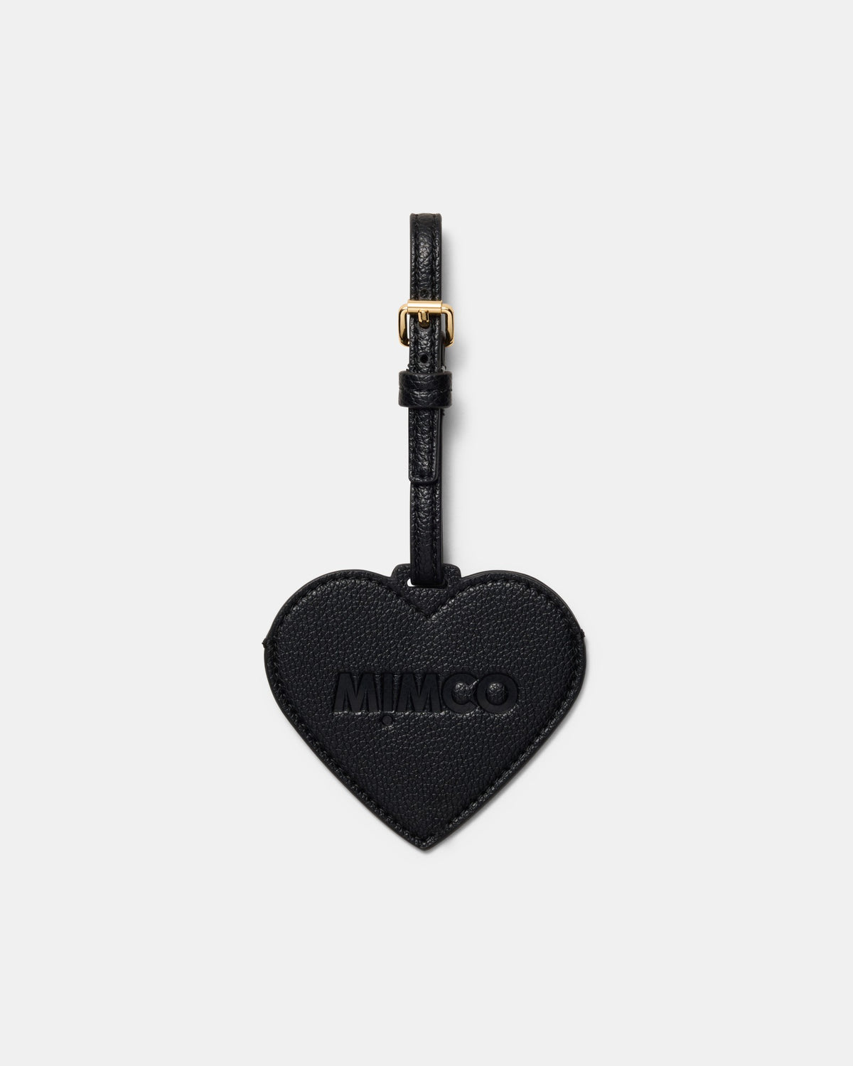 Heart Luggage Tag - Black