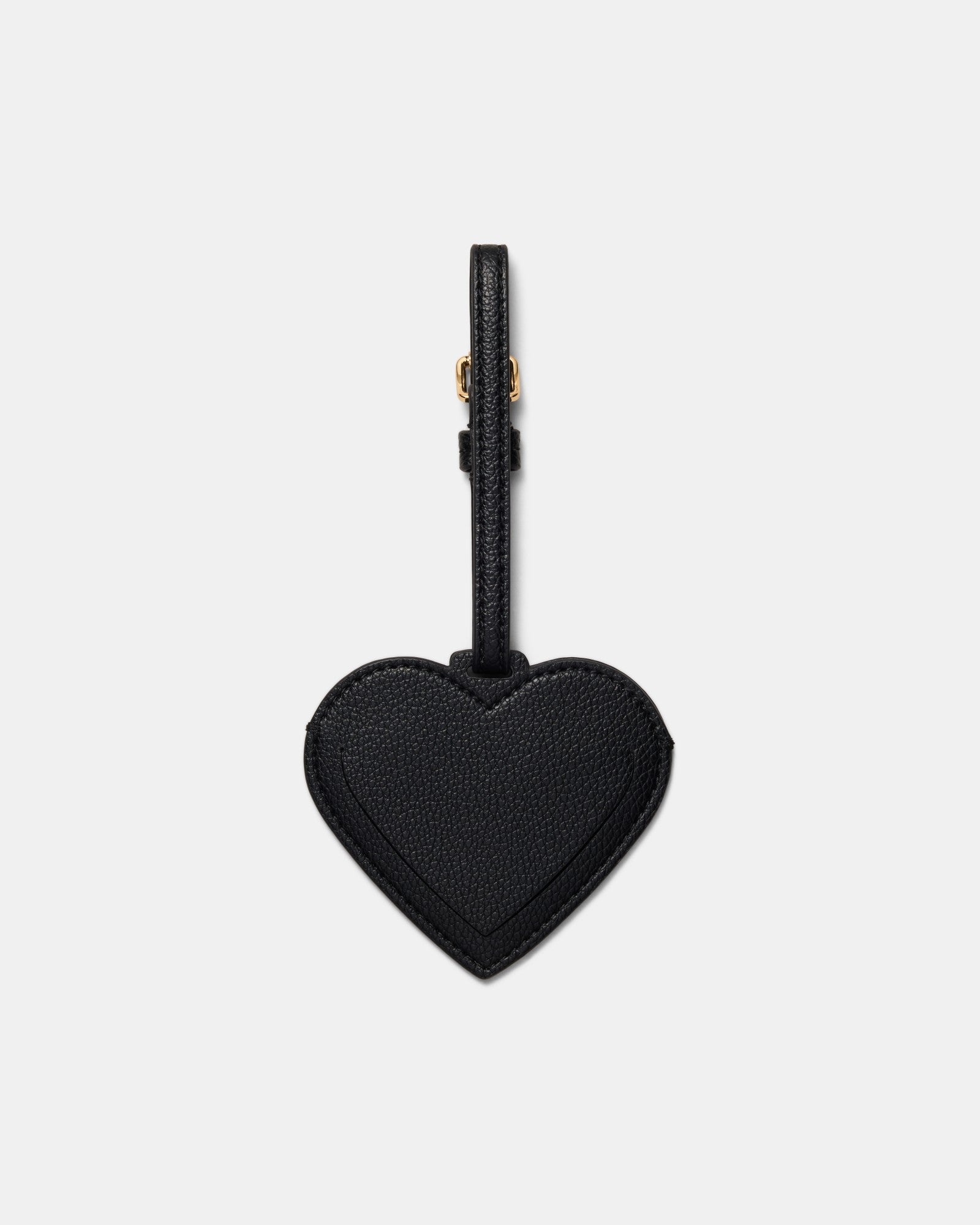 Heart Luggage Tag - Black