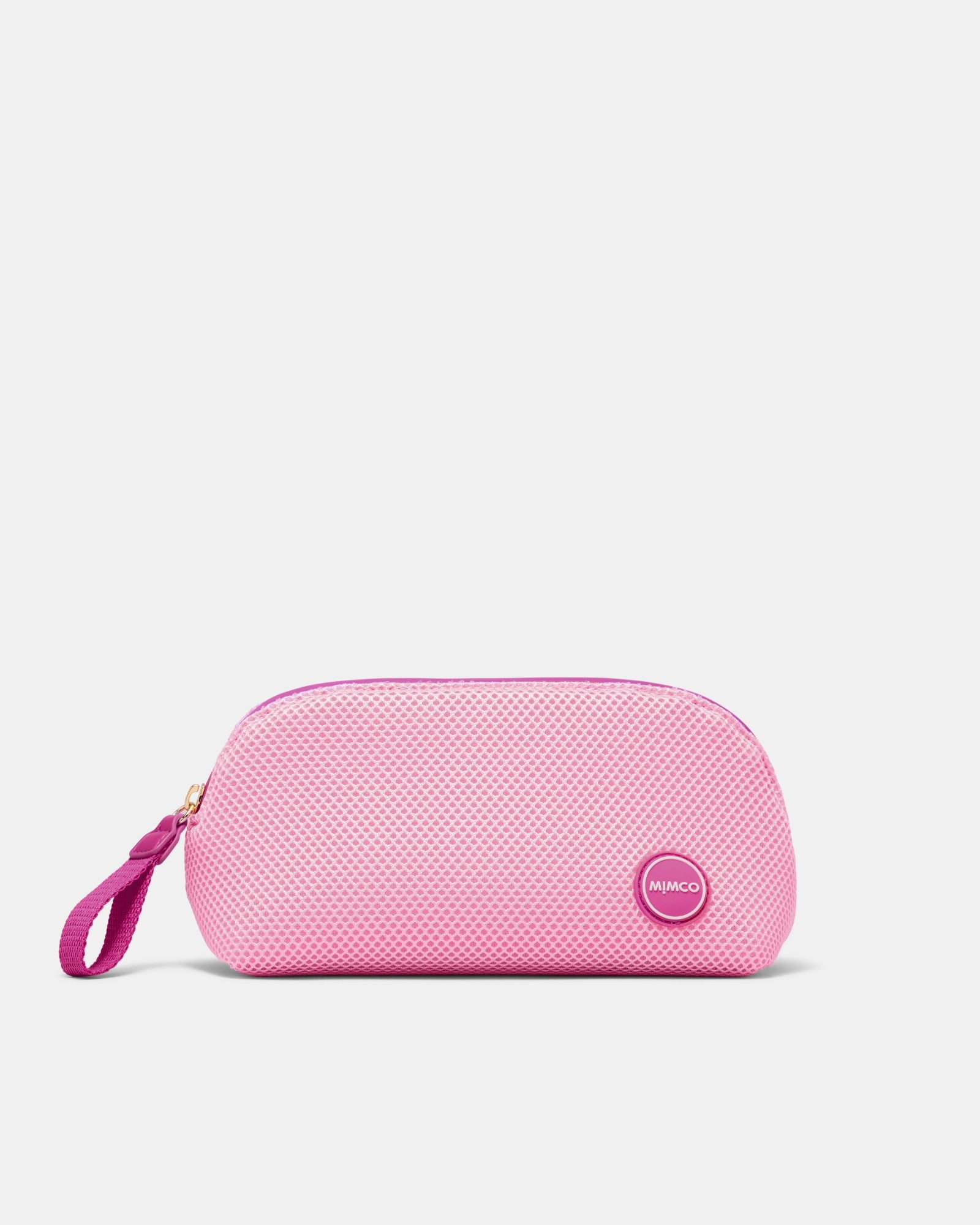 Riven Mesh Cosmetic Case - Pink Sorbet