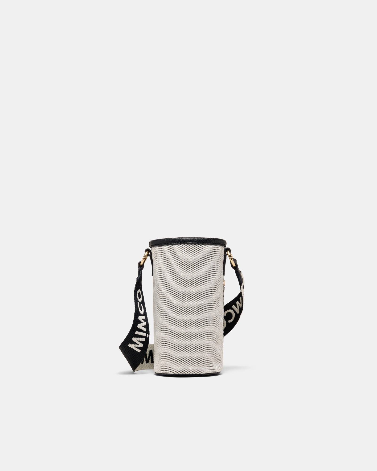 Mim Water Bottle Crossbody Bag - Black White
