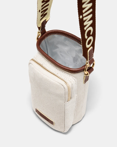 Mim Water Bottle Crossbody Bag - Natural
