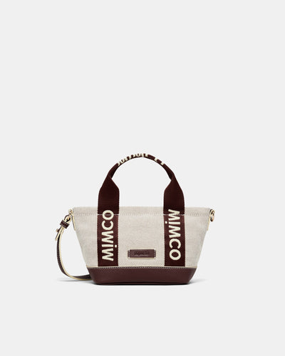 Mim Micro Tote Crossbody Bag - Natural