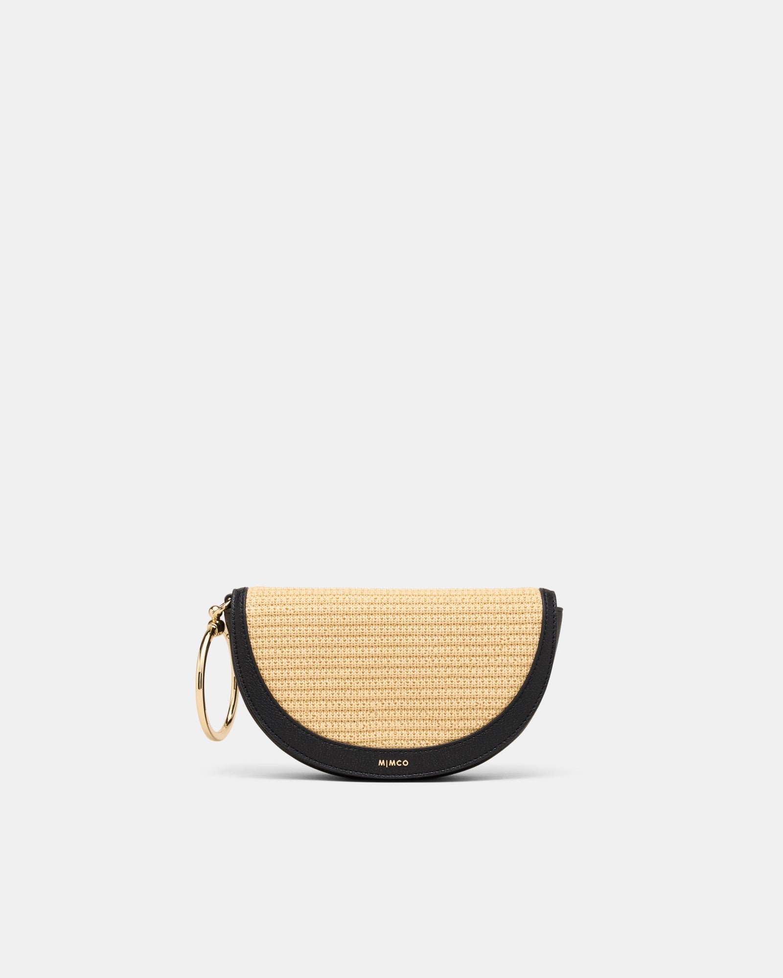 Elysia Ring Clutch Bag - Black