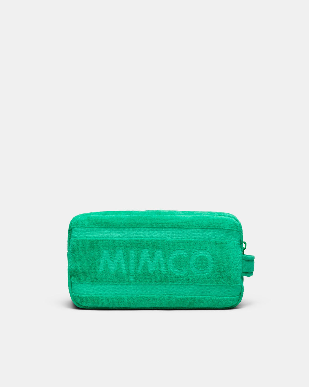 Crest Towelling Cosmetic Case - Grass Green